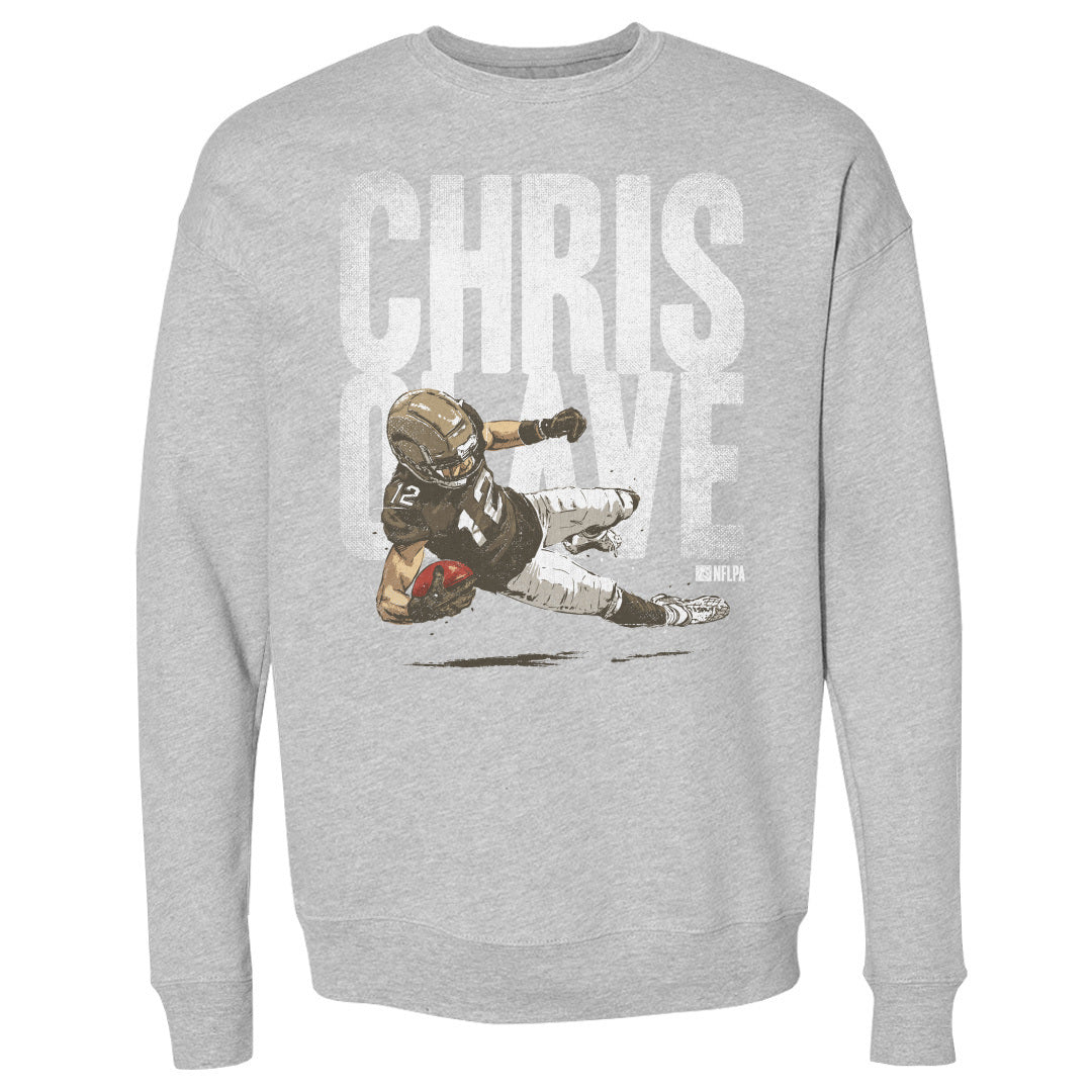 Chris Olave Men's Crewneck Sweatshirt | 500 LEVEL