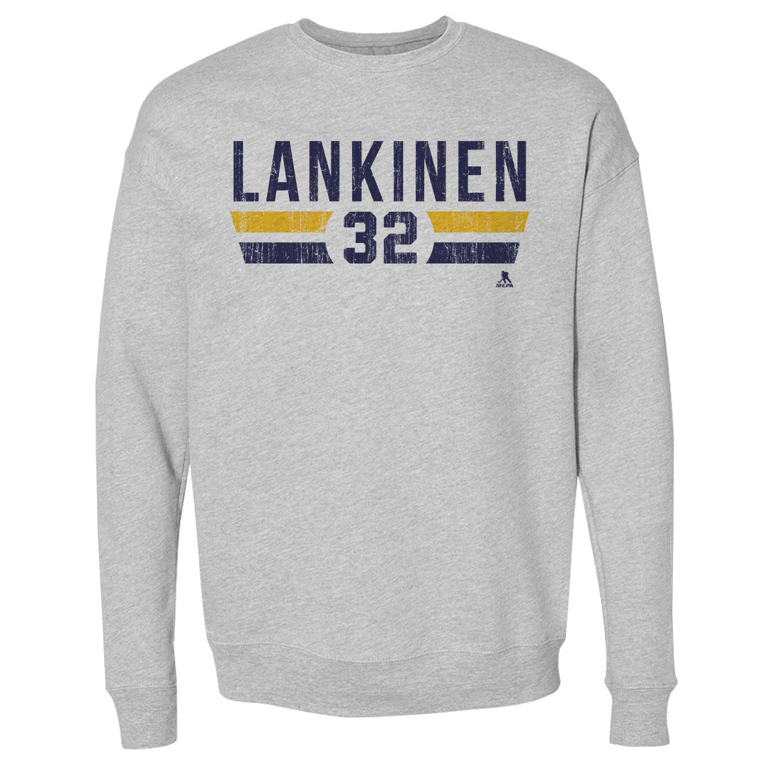 Kevin Lankinen Men&#39;s Crewneck Sweatshirt | 500 LEVEL