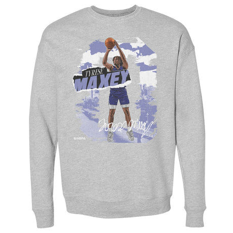 Tyrese Maxey Men's Crewneck Sweatshirt | 500 LEVEL