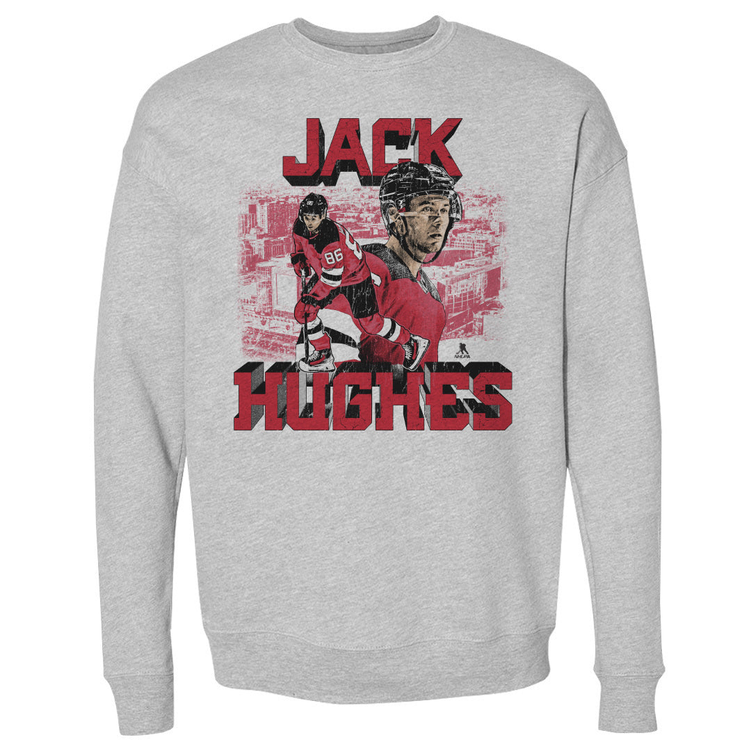 Jack Hughes Men&#39;s Crewneck Sweatshirt | 500 LEVEL