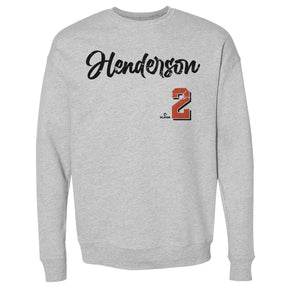 Gunnar Henderson Men's Crewneck Sweatshirt | 500 LEVEL