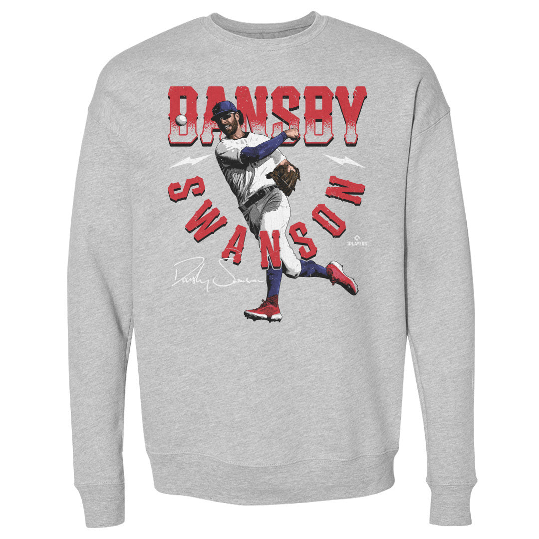 Dansby Swanson Men's Crewneck Sweatshirt | 500 LEVEL