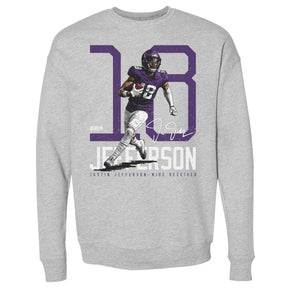 Justin Jefferson Men's Crewneck Sweatshirt | 500 LEVEL