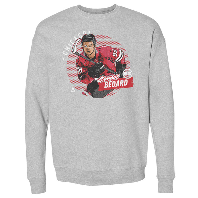 Connor Bedard Men's Crewneck Sweatshirt | 500 LEVEL