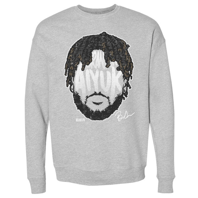 Brandon Aiyuk Men's Crewneck Sweatshirt | 500 LEVEL