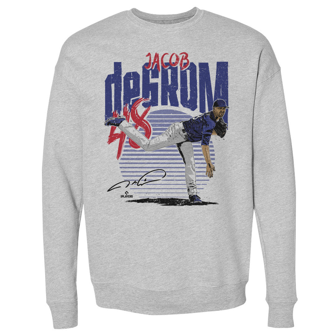 Jacob deGrom Men's Crewneck Sweatshirt | 500 LEVEL