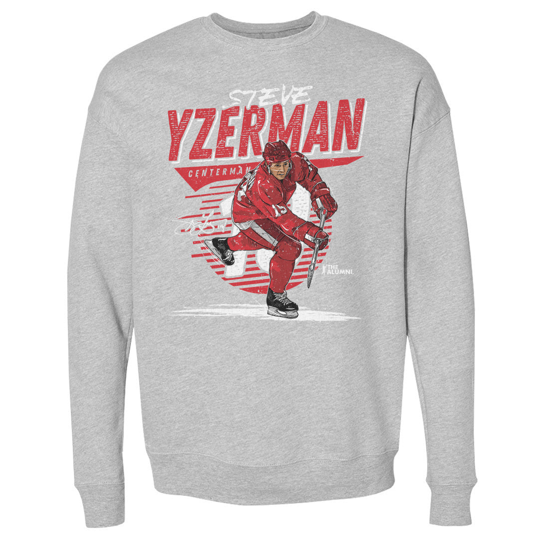Steve Yzerman Men&#39;s Crewneck Sweatshirt | 500 LEVEL