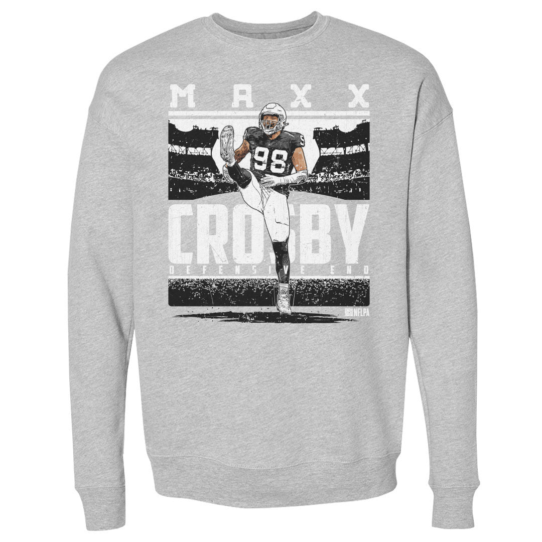 Maxx Crosby Men's Crewneck Sweatshirt | 500 LEVEL