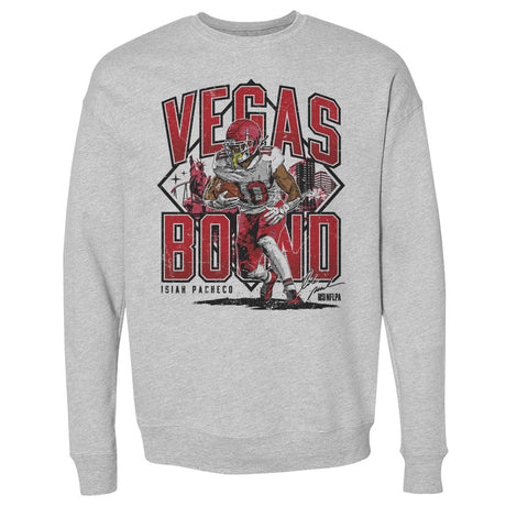 Isiah Pacheco Men's Crewneck Sweatshirt | 500 LEVEL