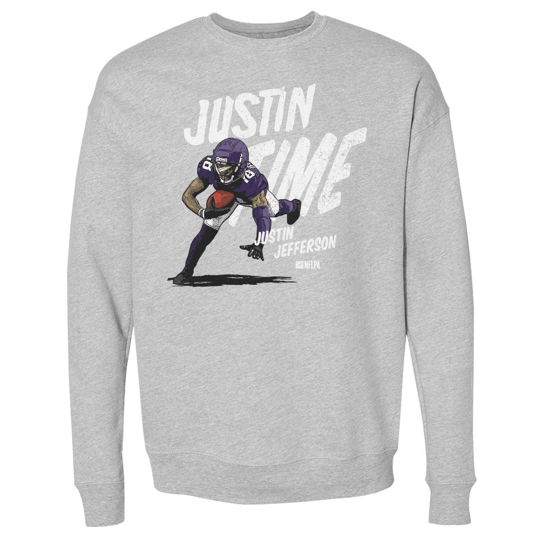 Justin Jefferson Men's Crewneck Sweatshirt | 500 LEVEL