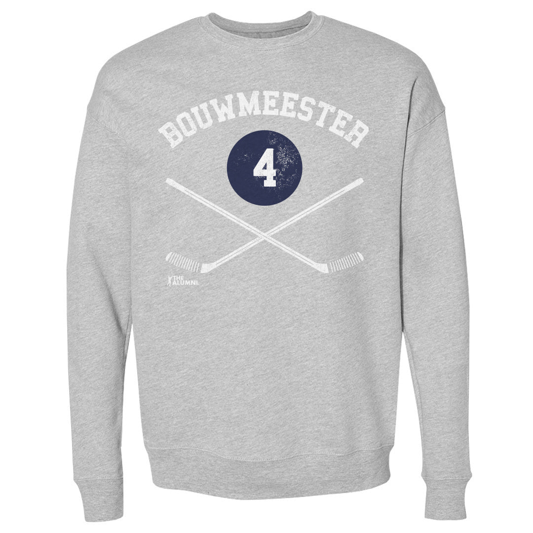 Jay Bouwmeester Men&#39;s Crewneck Sweatshirt | 500 LEVEL