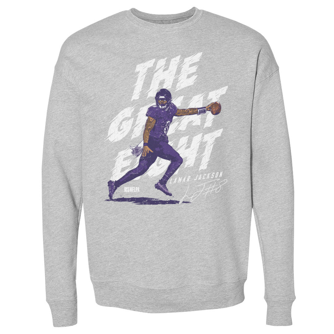 Lamar Jackson Men's Crewneck Sweatshirt | 500 LEVEL