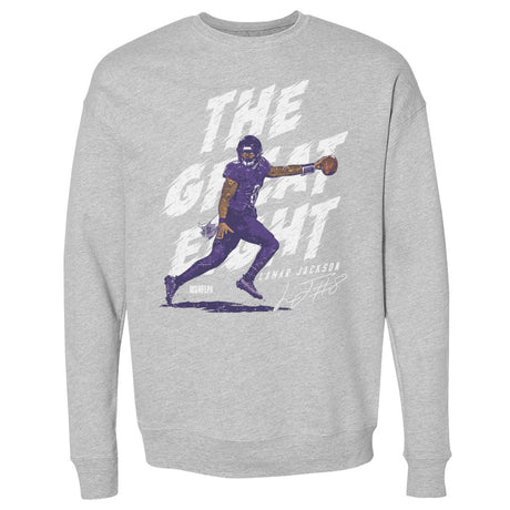 Lamar Jackson Men's Crewneck Sweatshirt | 500 LEVEL