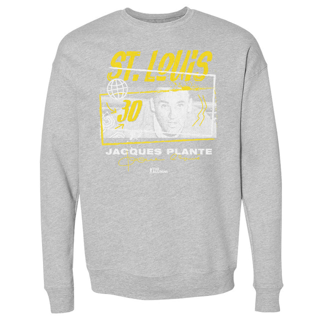 Jacques Plante Men's Crewneck Sweatshirt | 500 LEVEL