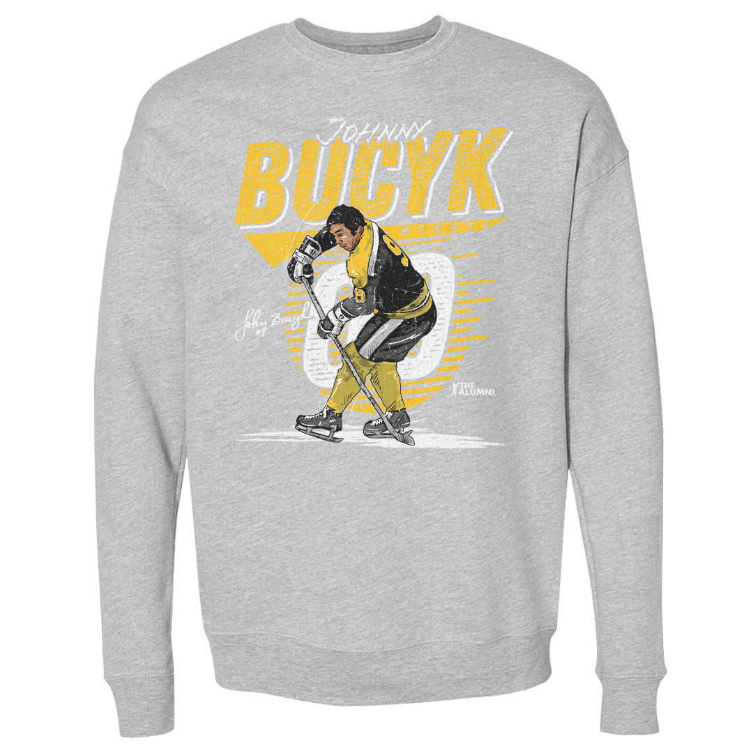 Johnny Bucyk Men&#39;s Crewneck Sweatshirt | 500 LEVEL
