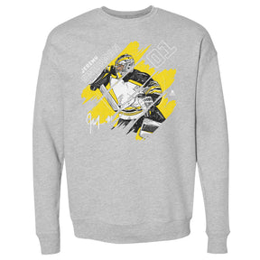 Jeremy Swayman Men's Crewneck Sweatshirt | 500 LEVEL