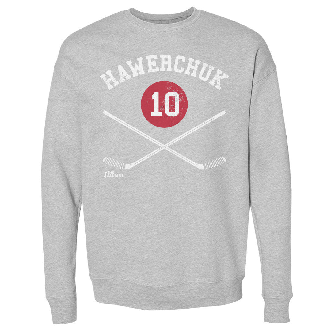 Dale Hawerchuk Men&#39;s Crewneck Sweatshirt | 500 LEVEL
