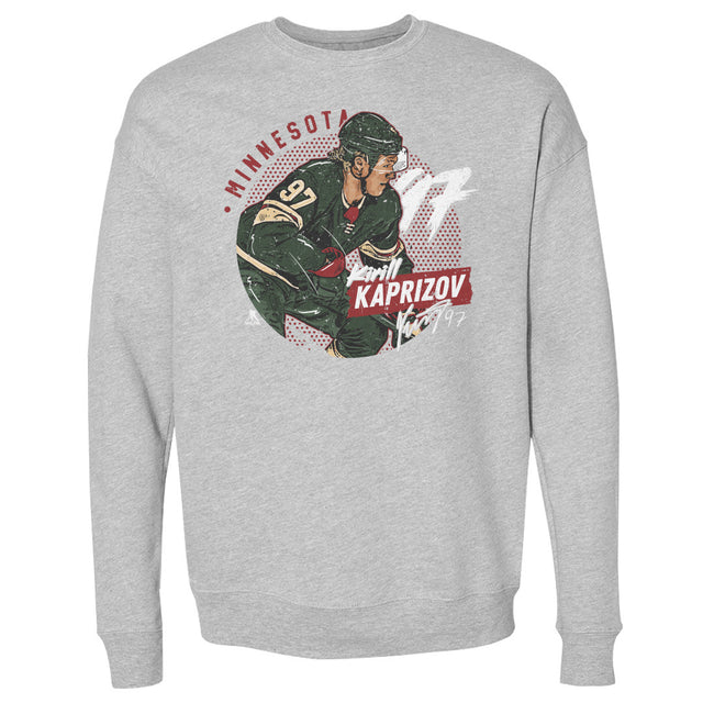Kirill Kaprizov Men's Crewneck Sweatshirt | 500 LEVEL