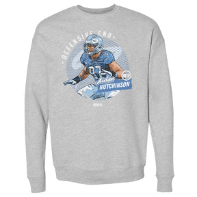 Aidan Hutchinson Men's Crewneck Sweatshirt | 500 LEVEL