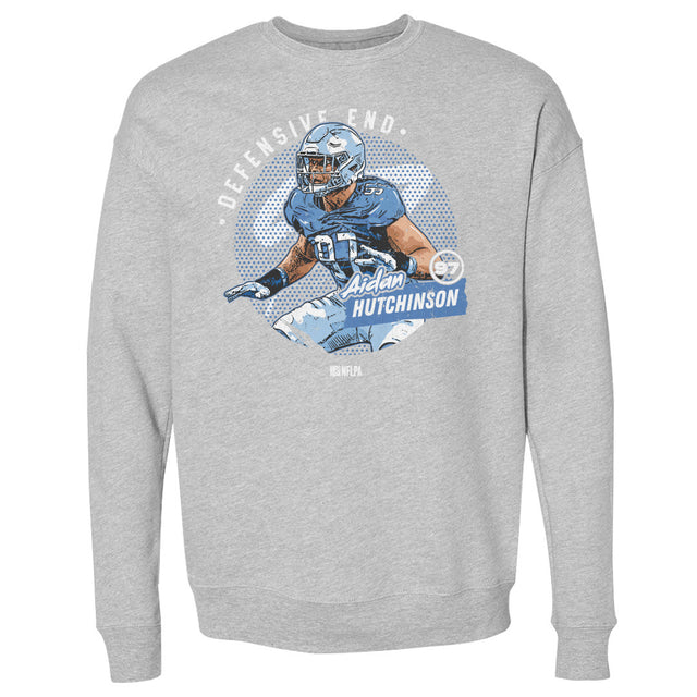 Aidan Hutchinson Men's Crewneck Sweatshirt | 500 LEVEL