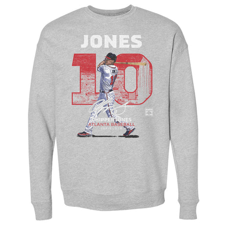 Chipper Jones Men's Crewneck Sweatshirt | 500 LEVEL
