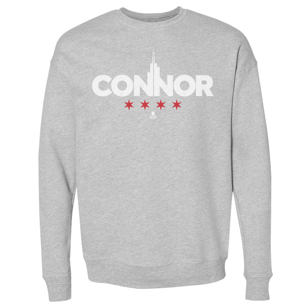 Connor Bedard Men&#39;s Crewneck Sweatshirt | 500 LEVEL