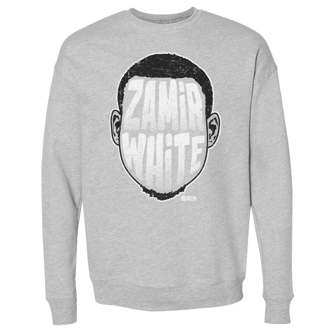 Zamir White Men&#39;s Crewneck Sweatshirt | 500 LEVEL