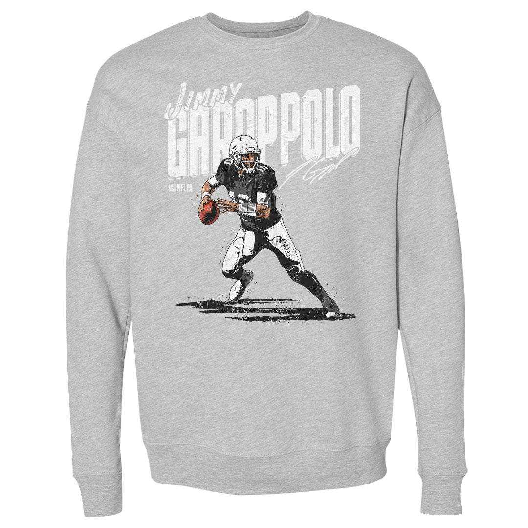 Jimmy Garoppolo Men&#39;s Crewneck Sweatshirt | 500 LEVEL