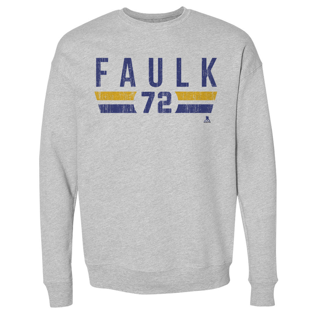 Justin Faulk Men's Crewneck Sweatshirt | 500 LEVEL
