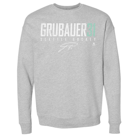 Philipp Grubauer Men's Crewneck Sweatshirt | 500 LEVEL