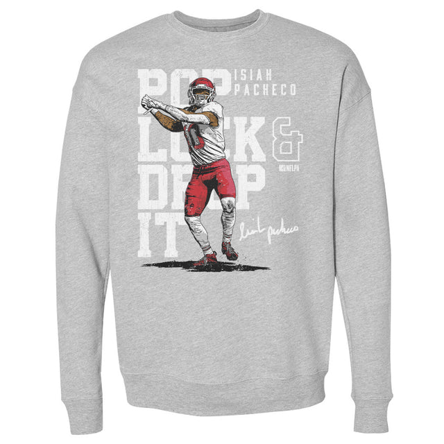 Isiah Pacheco Men's Crewneck Sweatshirt | 500 LEVEL