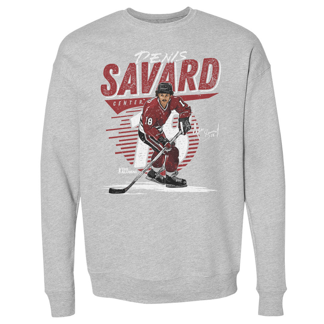 Denis Savard Men&#39;s Crewneck Sweatshirt | 500 LEVEL