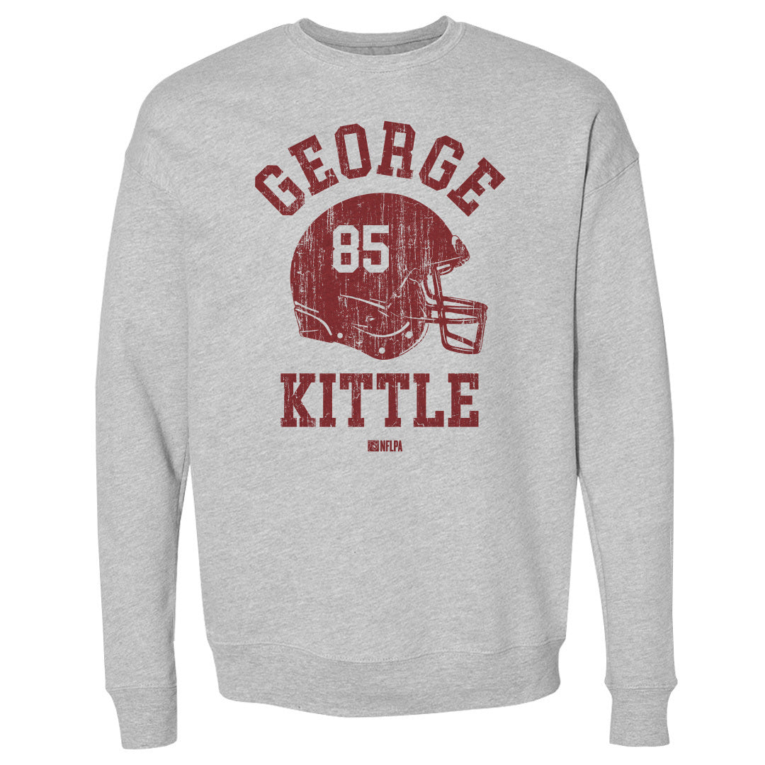 George Kittle Men&#39;s Crewneck Sweatshirt | 500 LEVEL