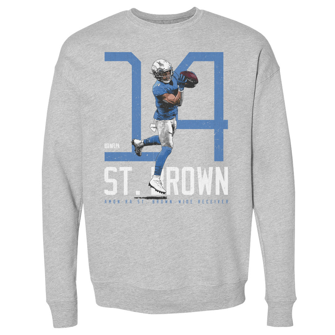 Amon-Ra St. Brown Men's Crewneck Sweatshirt | 500 LEVEL