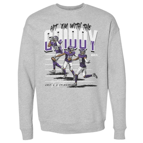 Justin Jefferson Men's Crewneck Sweatshirt | 500 LEVEL