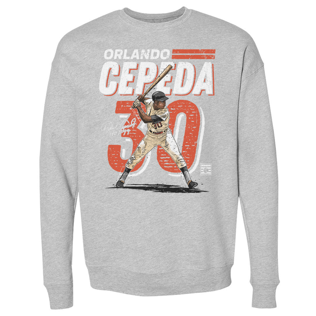 Orlando Cepeda Men&#39;s Crewneck Sweatshirt | 500 LEVEL