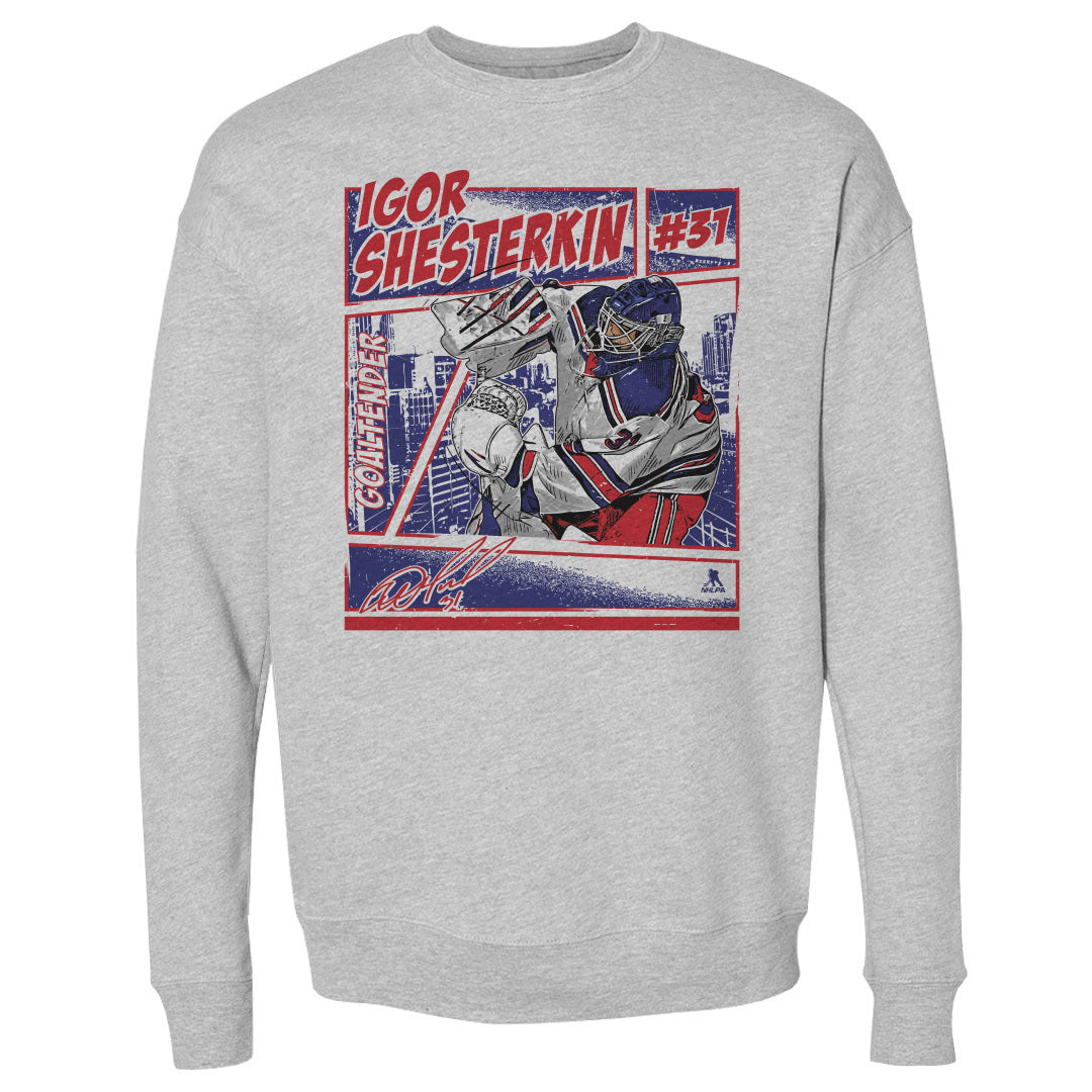 Igor Shesterkin Men's Crewneck Sweatshirt | 500 LEVEL