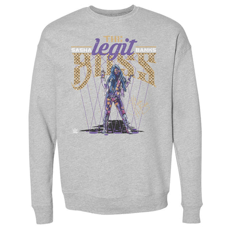 Sasha Banks Men's Crewneck Sweatshirt | 500 LEVEL