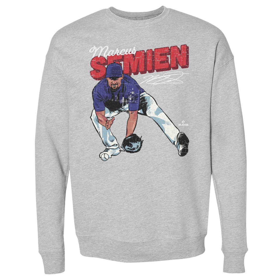 Marcus Semien Men's Crewneck Sweatshirt | 500 LEVEL