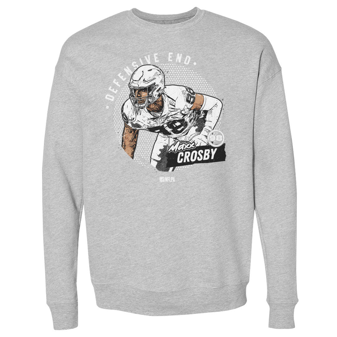 Maxx Crosby Men's Crewneck Sweatshirt | 500 LEVEL