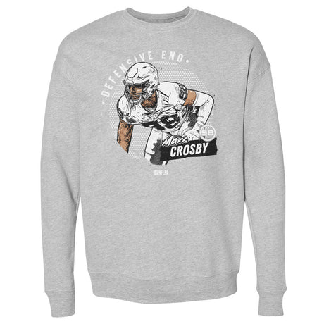 Maxx Crosby Men's Crewneck Sweatshirt | 500 LEVEL