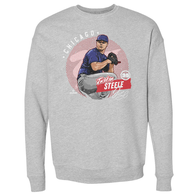 Justin Steele Men's Crewneck Sweatshirt | 500 LEVEL