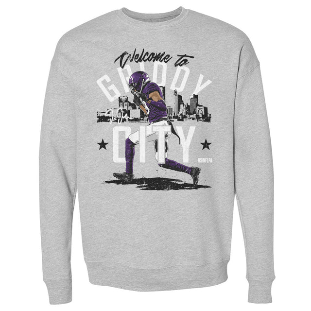 Justin Jefferson Men's Crewneck Sweatshirt | 500 LEVEL