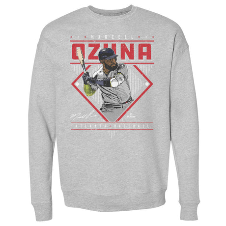 Marcell Ozuna Men's Crewneck Sweatshirt | 500 LEVEL