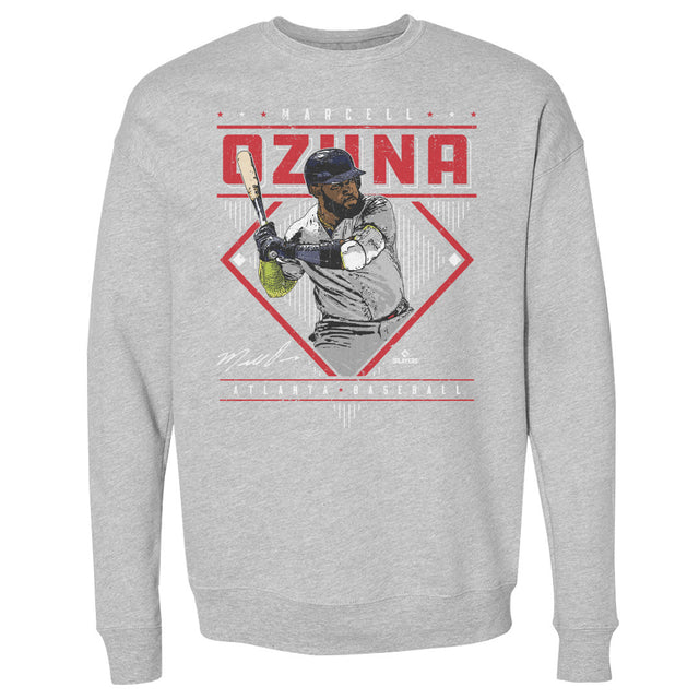 Marcell Ozuna Men's Crewneck Sweatshirt | 500 LEVEL