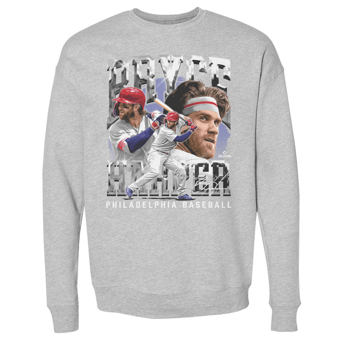 Bryce Harper Men&#39;s Crewneck Sweatshirt | 500 LEVEL
