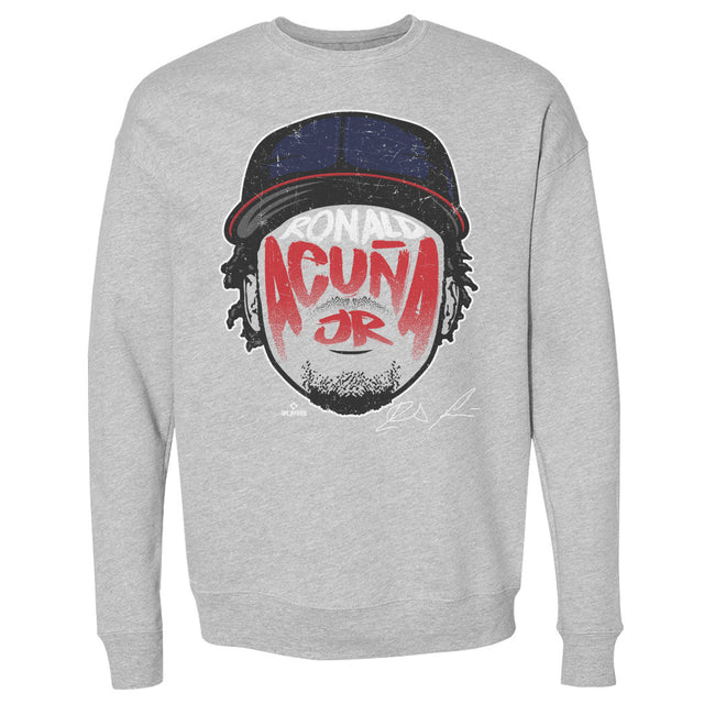 Ronald Acuna Jr. Men's Crewneck Sweatshirt | 500 LEVEL