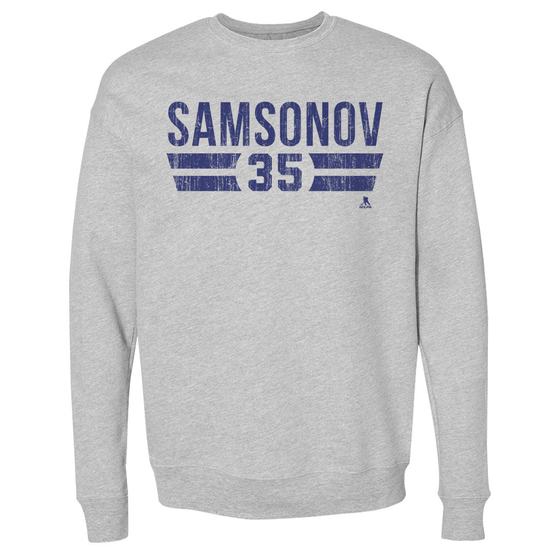 Ilya Samsonov Men&#39;s Crewneck Sweatshirt | 500 LEVEL