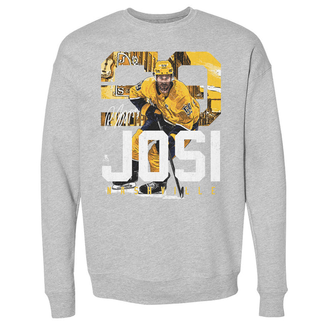 Roman Josi Men's Crewneck Sweatshirt | 500 LEVEL