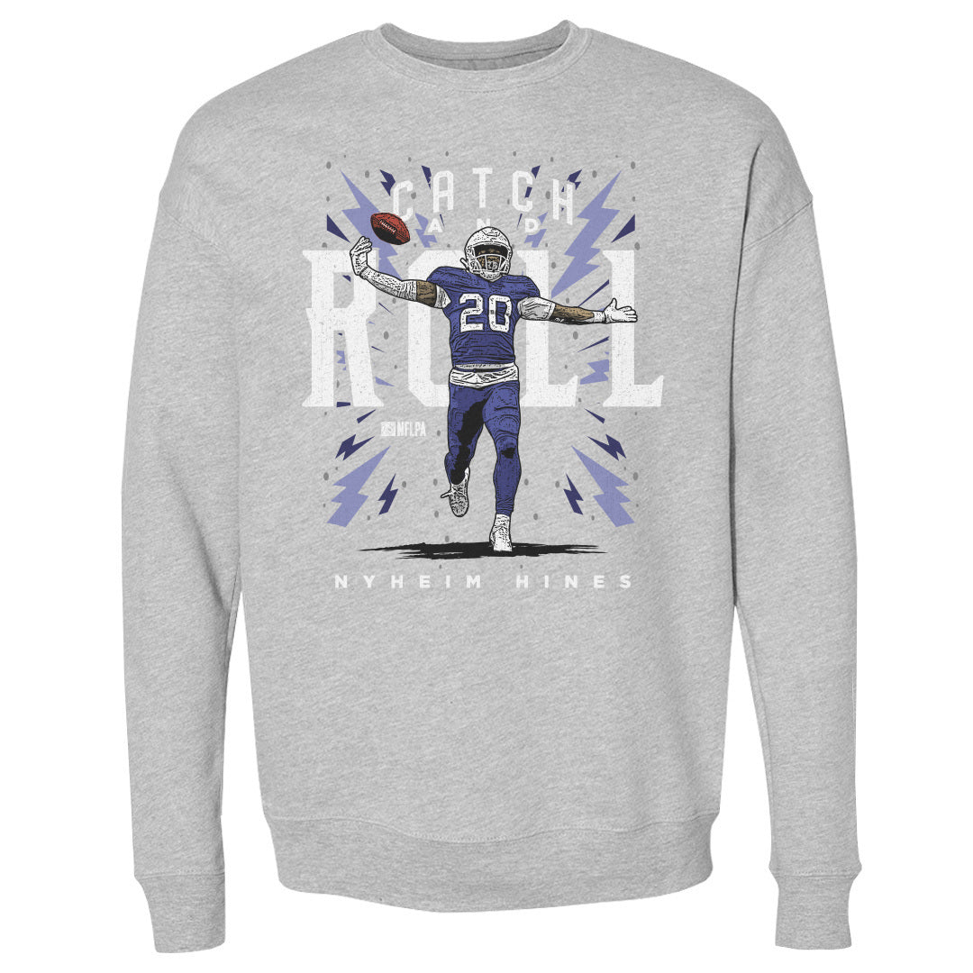 Nyheim Hines Men's Crewneck Sweatshirt | 500 LEVEL
